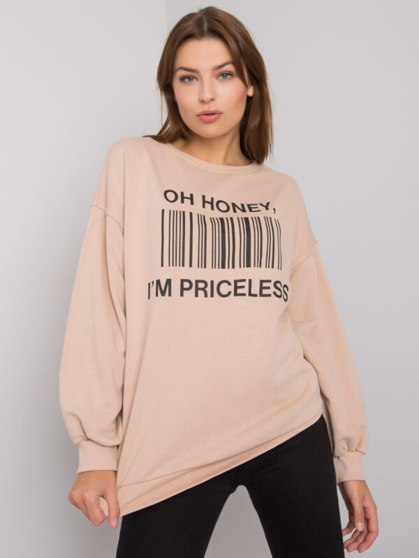 Bluza beżowy EM-BL-536/1U.84P