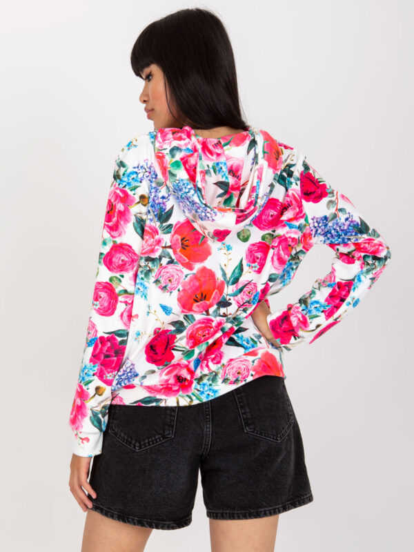 Bluza biało-różowy RV-BL-8118.89
