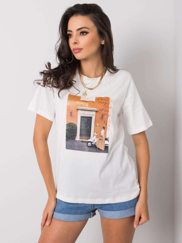 T-shirt biały PM-TS-SS21CA61.69