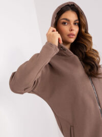 pol_pl_Brazowa-asymetryczna-bluza-basic-ze-sciagaczami-405017_4