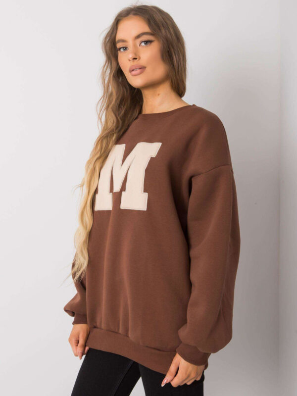 pol_pl_Brazowa-bluza-bawelniana-Armelle-377468_3 pol_pl_Brazowa-bluza-bawelniana-Armelle-377468_3