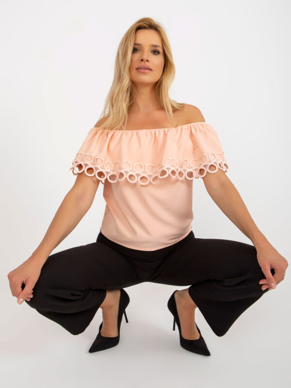 Bluzka brzoskwiniowy LK-BZ-506350.28P