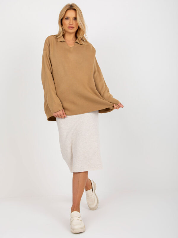 Sweter camelowy LC-SW-2261.00P