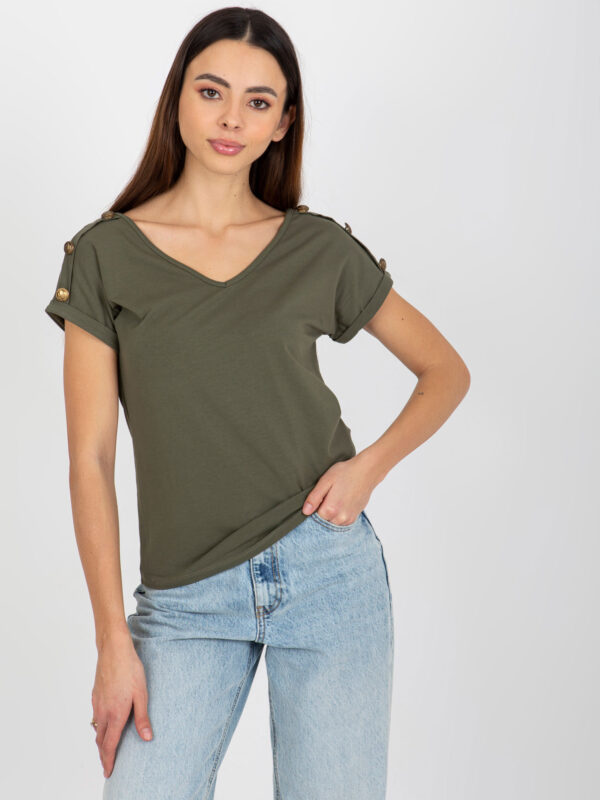 Bluzka ciemny khaki TW-BZ-BL-1006.56