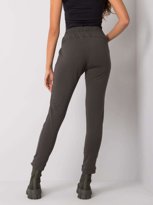 Spodnie dresowe ciemny khaki RV-DR-7071.20