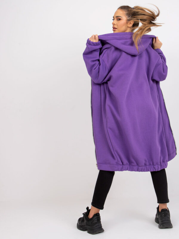 Bluza ciemny fioletowy RV-BL-7464.97P