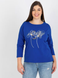 pol_pl_Ciemnoniebieska-damska-bluzka-plus-size-z-printem-i-dzetami-395403_3