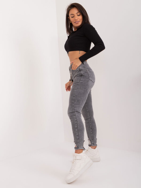 Spodnie jeans ciemny szary PM-SP-J1323-11.28X