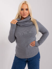 pol_pl_Ciemnoszary-damski-sweter-plus-size-z-wiskoza-402006_3
