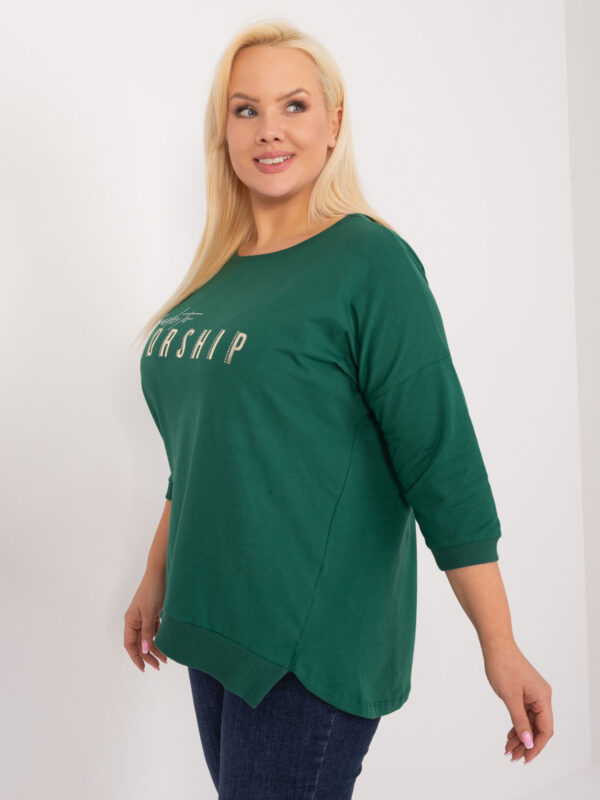 pol_pl_Ciemnozielona-bluzka-plus-size-z-rekawem-3-4-407558_4