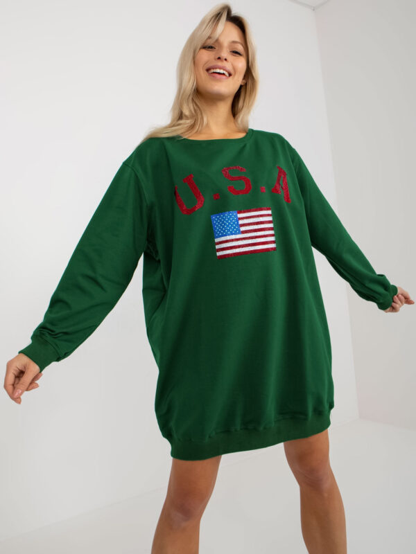 Bluza ciemny zielony VI-BL-3192.23P