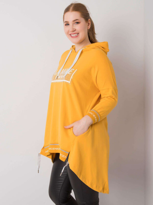 Bluza ciemny żółty RV-BL-6849.63P
