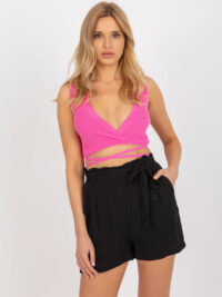 pol_pl_Czarne-letnie-szorty-casualowe-z-paskiem-FRESH-MADE-395091_3