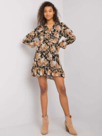 pol_pl_Czarno-bezowa-sukienka-z-falbana-Alisia-380407_1