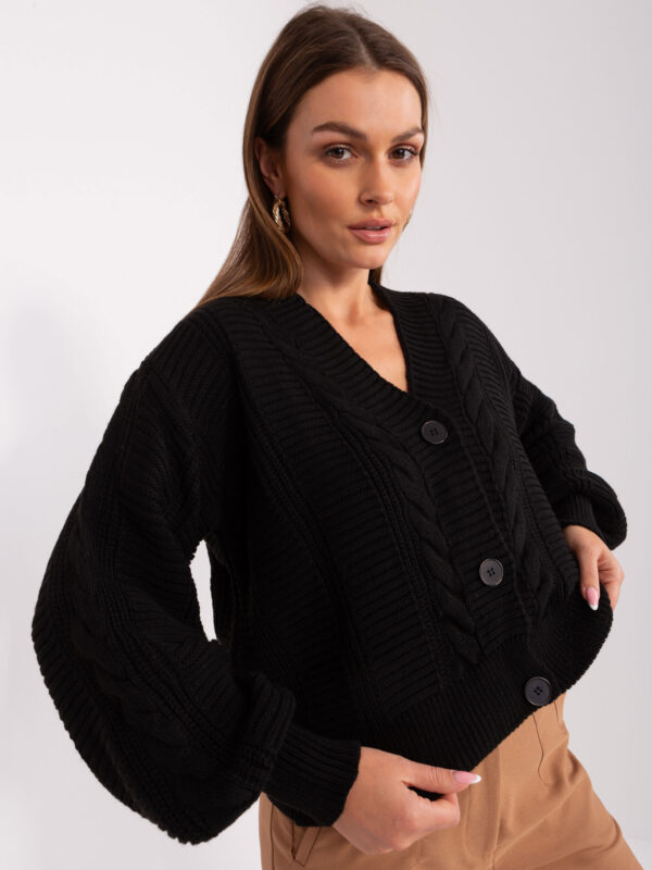 Sweter czarny LC-SW-0588.21X