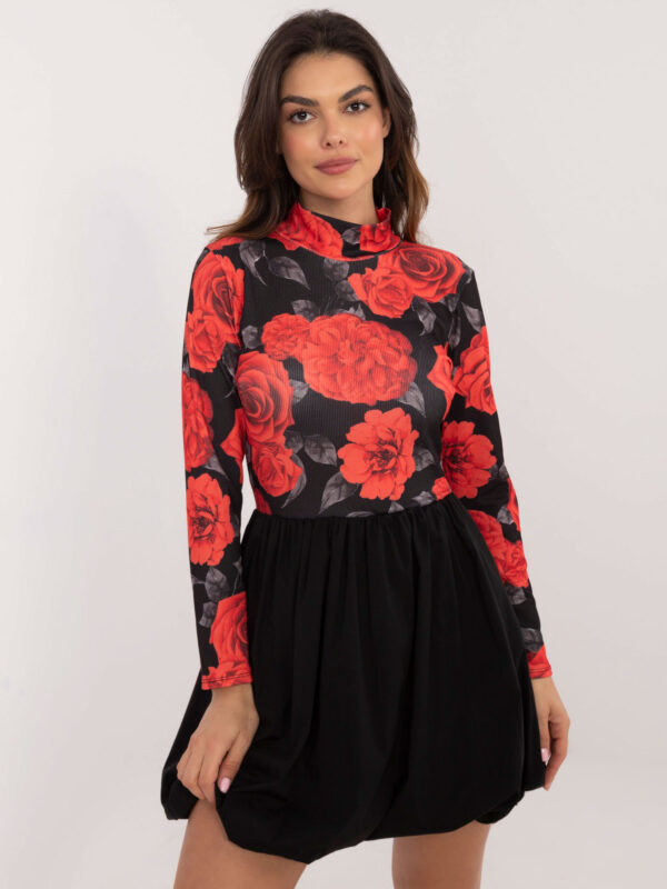 pol_pl_Czerwono-czarna-sukienka-koktajlowa-typu-bombka-410112_4 pol_pl_Czerwono-czarna-sukienka-koktajlowa-typu-bombka-410112_4