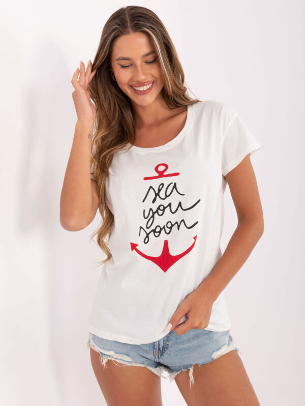 T-shirt ecru FA-TS-7196.74P