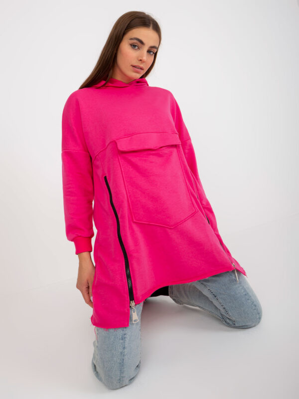 pol_pl_Fuksjowa-dluga-bluza-basic-z-bawelny-390555_1