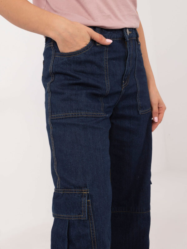 Spodnie jeans granatowy D80016BD62458D282