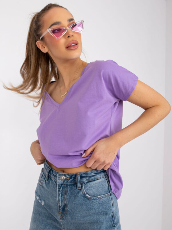 T-shirt jasny fioletowy RV-TS-4832.18P