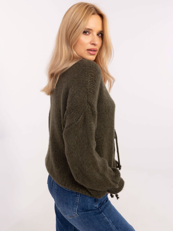 Sweter khaki MI-SW-0412.26