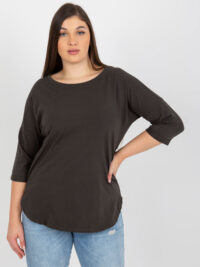 pol_pl_Khaki-dluzsza-bluzka-plus-size-basic-z-rekawem-3-4-395305_3