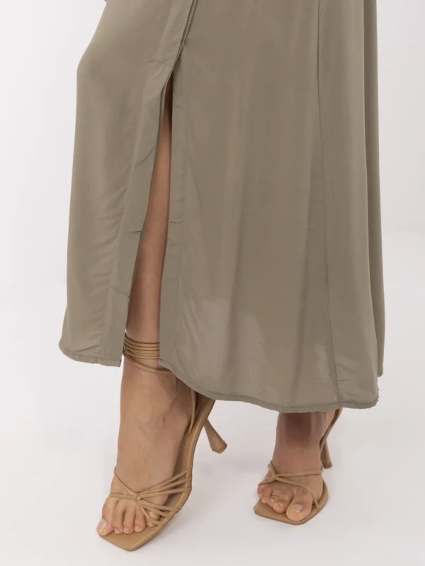 Spódnica khaki D73761M50222A