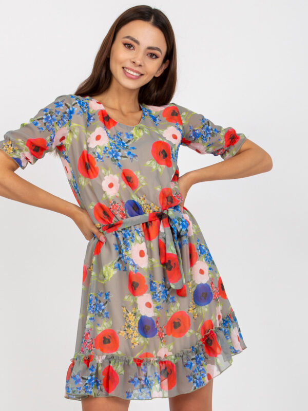 Sukienka khaki LK-SK-507626.70