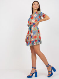 pol_pl_Khaki-sukienka-mini-w-kwiaty-z-krotkim-rekawem-Blake-387769_3