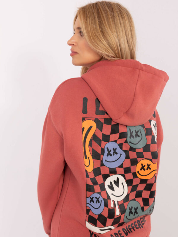 Bluza koralowy D10600T02420J