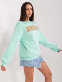 pol_pl_Mietowa-damska-bluza-bez-kaptura-z-ociepleniem-401870_2