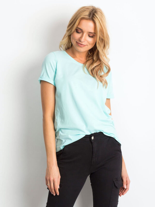 T-shirt mietowy RV-TS-4838.56P