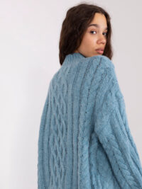 pol_pl_Niebieski-damski-sweter-w-warkocze-z-polgolfem-403717_8