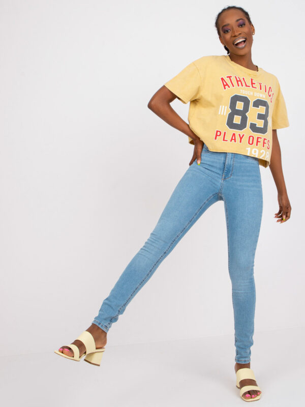 Spodnie jeans niebieski RO-SP-PNT-2308.86