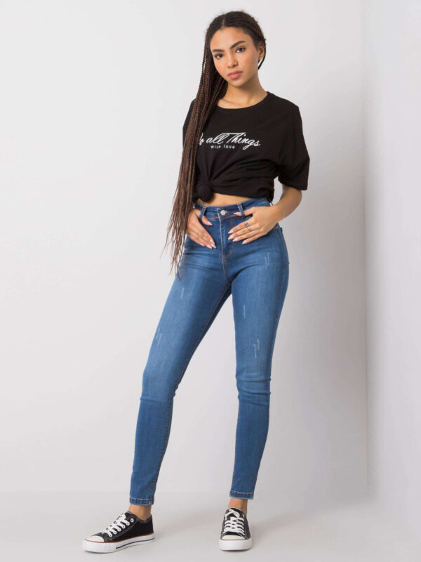 Spodnie jeans ciemny niebieski 319-SP-750.49