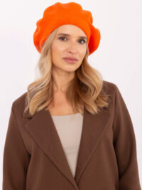 pol_pl_Pomaranczowy-damski-beret-dzianinowy-410973_3