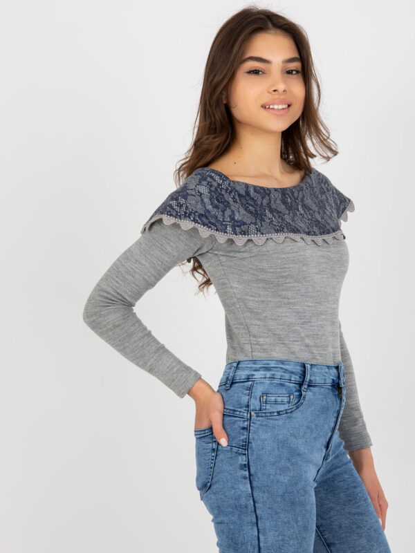 Sweter szary LK-SW-506559-1.41P