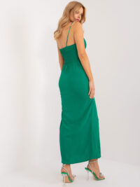 pol_pl_Zielona-sukienka-koktajlowa-z-ozdobnym-kwiatem-407372_2