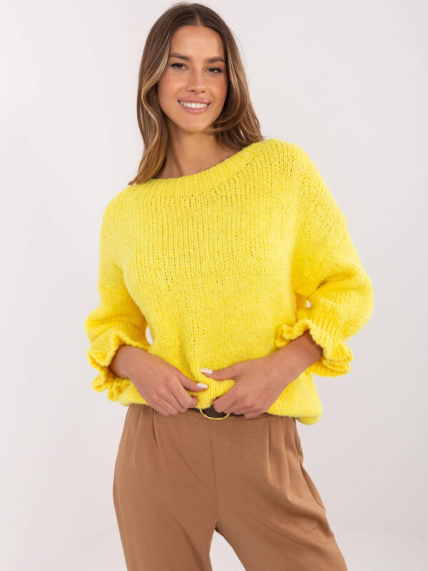 Sweter żółty MI-SW-2912.10X